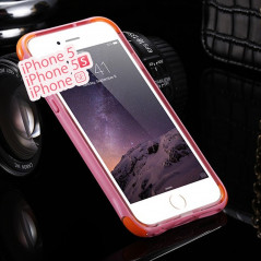 Coque MESH Soft Touch perforé Apple iPhone 5/5S/SE Rose