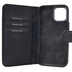 Mike Galeli -  iPhone 13 Mini Etui cuir 2in1 JOSS Noir