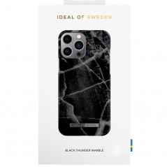 iDeal of Sweden - iPhone 13 PRO MAX Coque Black Thunder Marble