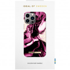 iDeal of Sweden - iPhone 13 PRO MAX Coque Golden Ruby Marble
