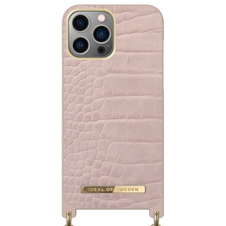 iDeal of Sweden - iPhone 13 PRO MAX Coque Misty Rose Croco