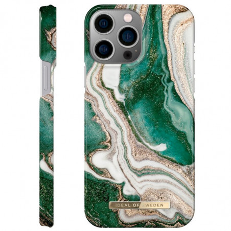 iDeal of Sweden - iPhone 13 PRO Coque Golden Jade Marble