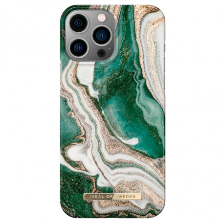 iDeal of Sweden - iPhone 13 PRO Coque Golden Jade Marble