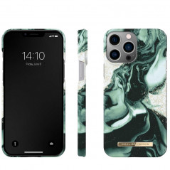 iDeal of Sweden - iPhone 13 PRO Coque Golden Olive Marble