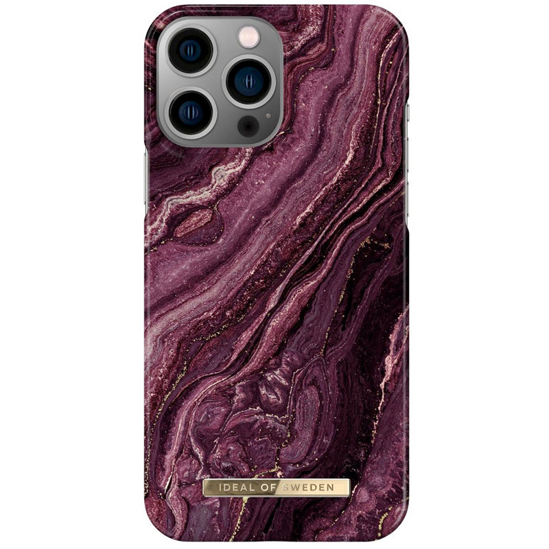 iDeal of Sweden - iPhone 13 PRO Coque Golden Plum Marble
