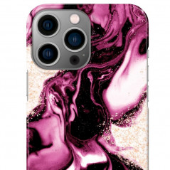 iDeal of Sweden - iPhone 13 PRO Coque Golden Ruby Marble