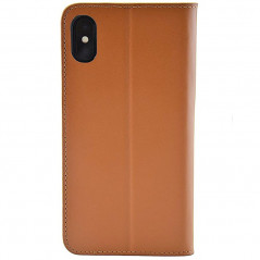 Etui cuir Mike Galeli MARC Series Apple iPhone X/XS Marron (Cognac)