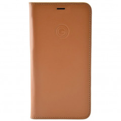 Etui cuir Mike Galeli MARC Series Apple iPhone X/XS Marron (Cognac)