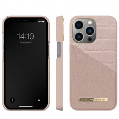 iDeal of Sweden - iPhone 13 PRO Coque Rose Smoke Croco