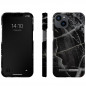 iDeal of Sweden - iPhone 13 Coque Black Thunder Marble