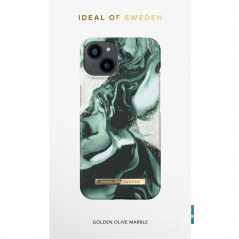 iDeal of Sweden - iPhone 13 Coque Golden Olive Marble