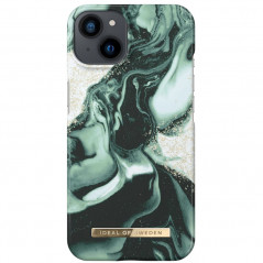 iDeal of Sweden - iPhone 13 Coque Golden Olive Marble