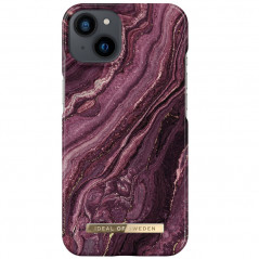 iDeal of Sweden - iPhone 13 Coque Golden Plum Marble