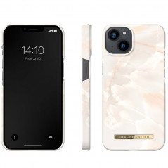 iDeal of Sweden - iPhone 13 Coque Rose Pearl Marble