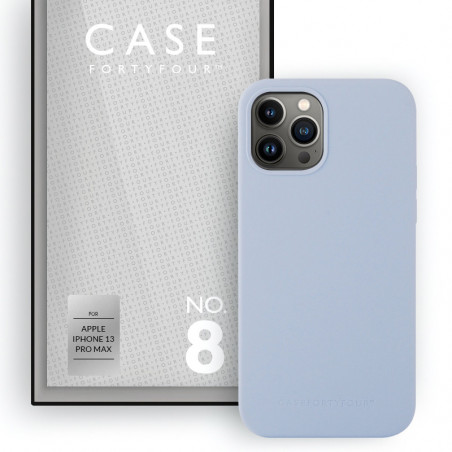 Case FortyFour - iPhone 13 PRO MAX Coque silicone liquide No.8 Lila