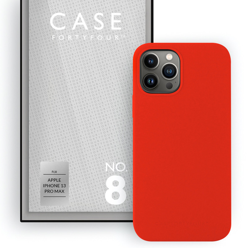 Case FortyFour - iPhone 13 PRO MAX Coque silicone liquide No.8 Case FortyFour - iPhone 13 PRO MAX Coque silicone liquide No.8