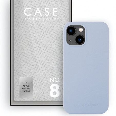Case FortyFour - iPhone 13 Mini Coque silicone liquide No.8 Lila