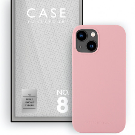 Case FortyFour - iPhone 13 Mini Coque silicone liquide No.8 Rose