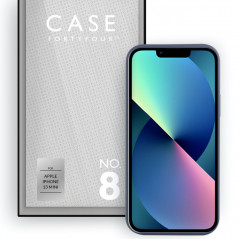 Case FortyFour - iPhone 13 Mini Coque silicone liquide No.8 Bleu foncé