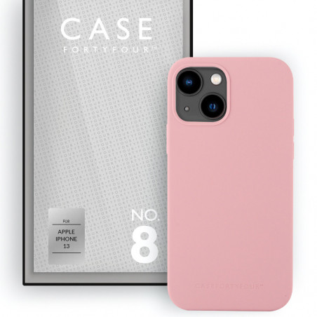 Case FortyFour - iPhone 13 Coque silicone liquide No.8 Rose