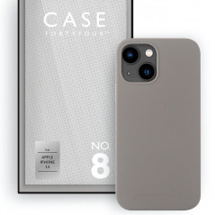 Case FortyFour - iPhone 13 Coque silicone liquide No.8 Gris (Pebble)