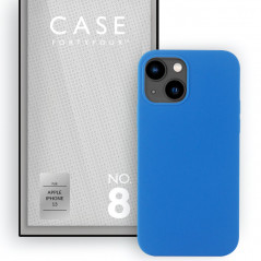 Case FortyFour - iPhone 13 Coque silicone liquide No.8 Bleu clair (lake blue)