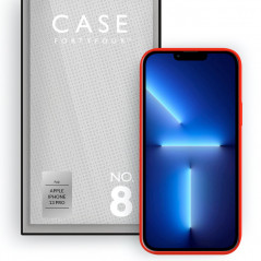 Case FortyFour - iPhone 13 PRO Coque silicone liquide No.8 Rouge
