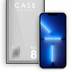 Case FortyFour - iPhone 13 PRO Coque silicone liquide No.8 Gris (Pebble)