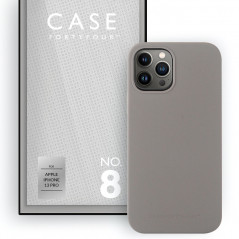 Case FortyFour - iPhone 13 PRO Coque silicone liquide No.8 Gris (Pebble)