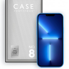 Case FortyFour - iPhone 13 PRO Coque silicone liquide No.8 Bleu clair (lake blue)