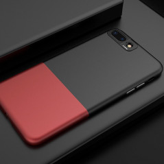 Coque rigide Floveme Contrast Color Apple iPhone 7 Plus Noir-Rouge