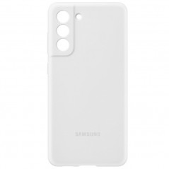 Samsung - Galaxy S21 FE 5G Coque EF-PG990T Silicone doux Blanc