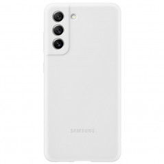 Samsung - Galaxy S21 FE 5G Coque EF-PG990T Silicone doux Blanc