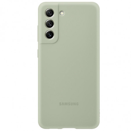 Samsung - Galaxy S21 FE 5G Coque EF-PG990T Silicone doux Vert (olive green)