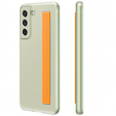 Samsung - Galaxy S21 FE 5G Coque Clear Strap EF-XG990C Vert Olive (olive green)