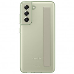 Samsung - Galaxy S21 FE 5G Coque Clear Strap EF-XG990C Vert Olive (olive green)