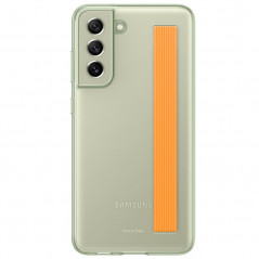 Samsung - Galaxy S21 FE 5G Coque Clear Strap EF-XG990C Vert Olive (olive green)