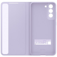 Samsung - Galaxy S21 FE 5G Etui folio Smart Clear view EF-ZG990C Lavende