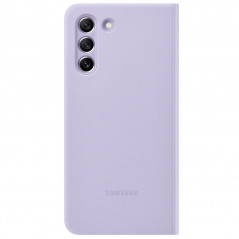 Samsung - Galaxy S21 FE 5G Etui folio Smart Clear view EF-ZG990C Lavende