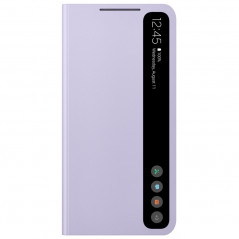 Samsung - Galaxy S21 FE 5G Etui folio Smart Clear view EF-ZG990C Lavende