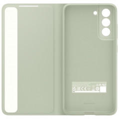 Samsung - Galaxy S21 FE 5G Etui folio Smart Clear view EF-ZG990C Vert Olive