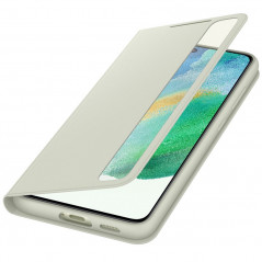 Samsung - Galaxy S21 FE 5G Etui folio Smart Clear view EF-ZG990C Vert Olive