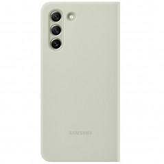 Samsung - Galaxy S21 FE 5G Etui folio Smart Clear view EF-ZG990C Vert Olive