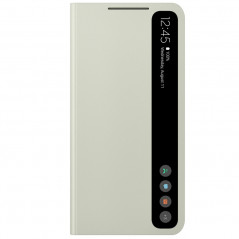Samsung - Galaxy S21 FE 5G Etui folio Smart Clear view EF-ZG990C Vert Olive