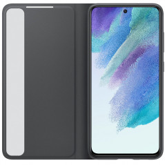 Samsung - Galaxy S21 FE 5G Etui folio Smart Clear view EF-ZG990C Noir