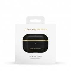 iDeal of Sweden - AirPods Pro Coque Jet Black Croco