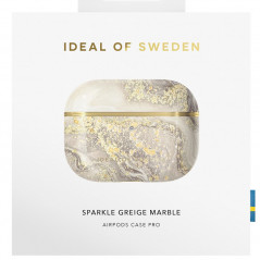 iDeal of Sweden - AirPods Pro Coque Sparkle Greige Marble
