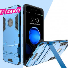 Coque Dual Layer Hybrid avec béquille Apple iPhone 7 Bleu