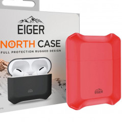 Eiger - AirPods 1 / AirPods 2 Coque NORTH Rouge (Swiss Red)