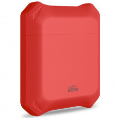 Eiger - AirPods 1 / AirPods 2 Coque NORTH Rouge (Swiss Red)